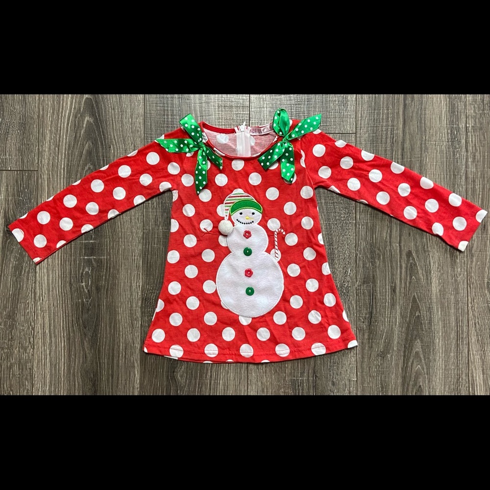Snowman dress size 12 months